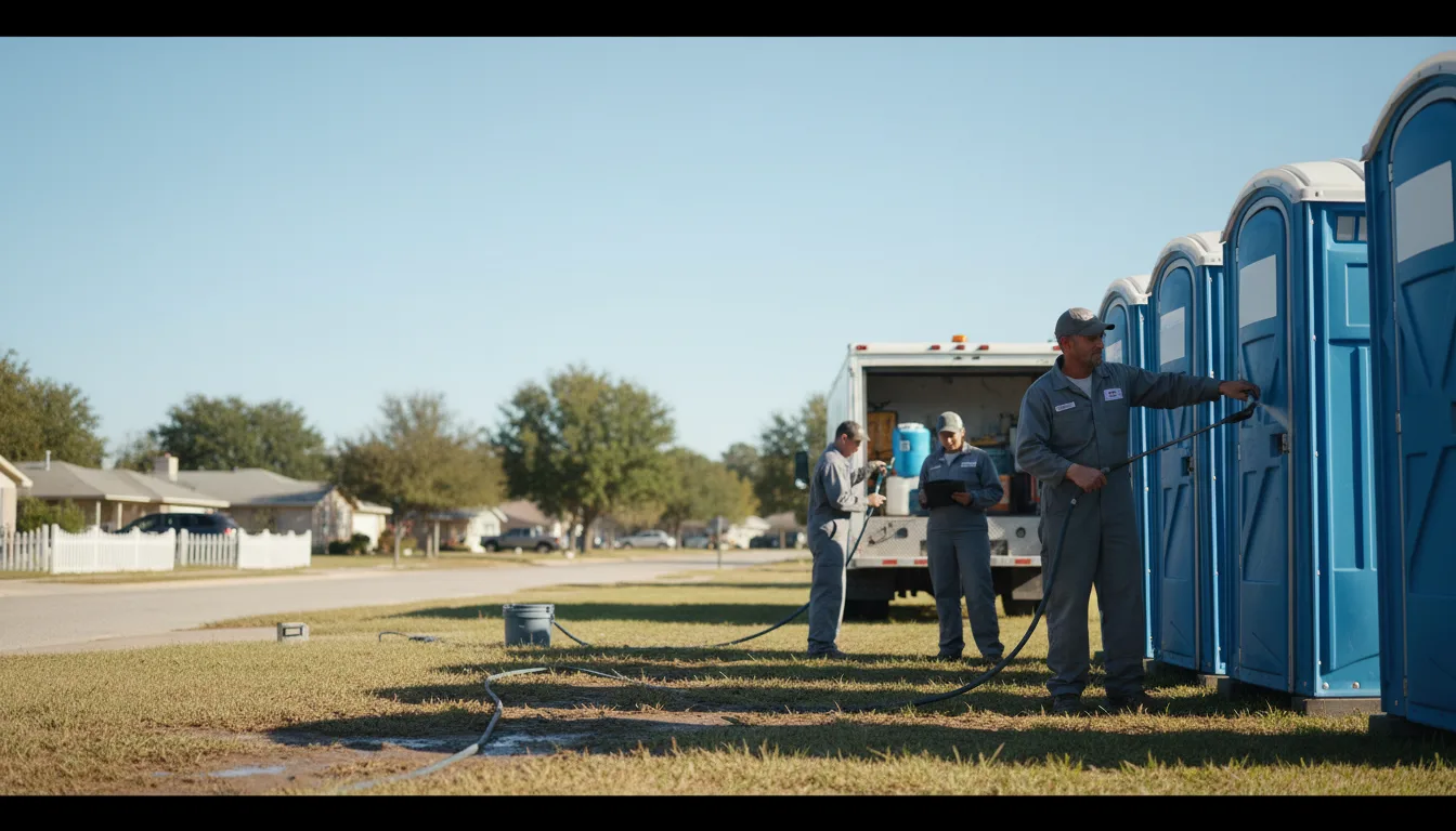 Long-Term Portable Toilet Rental in Oilton, TX near me